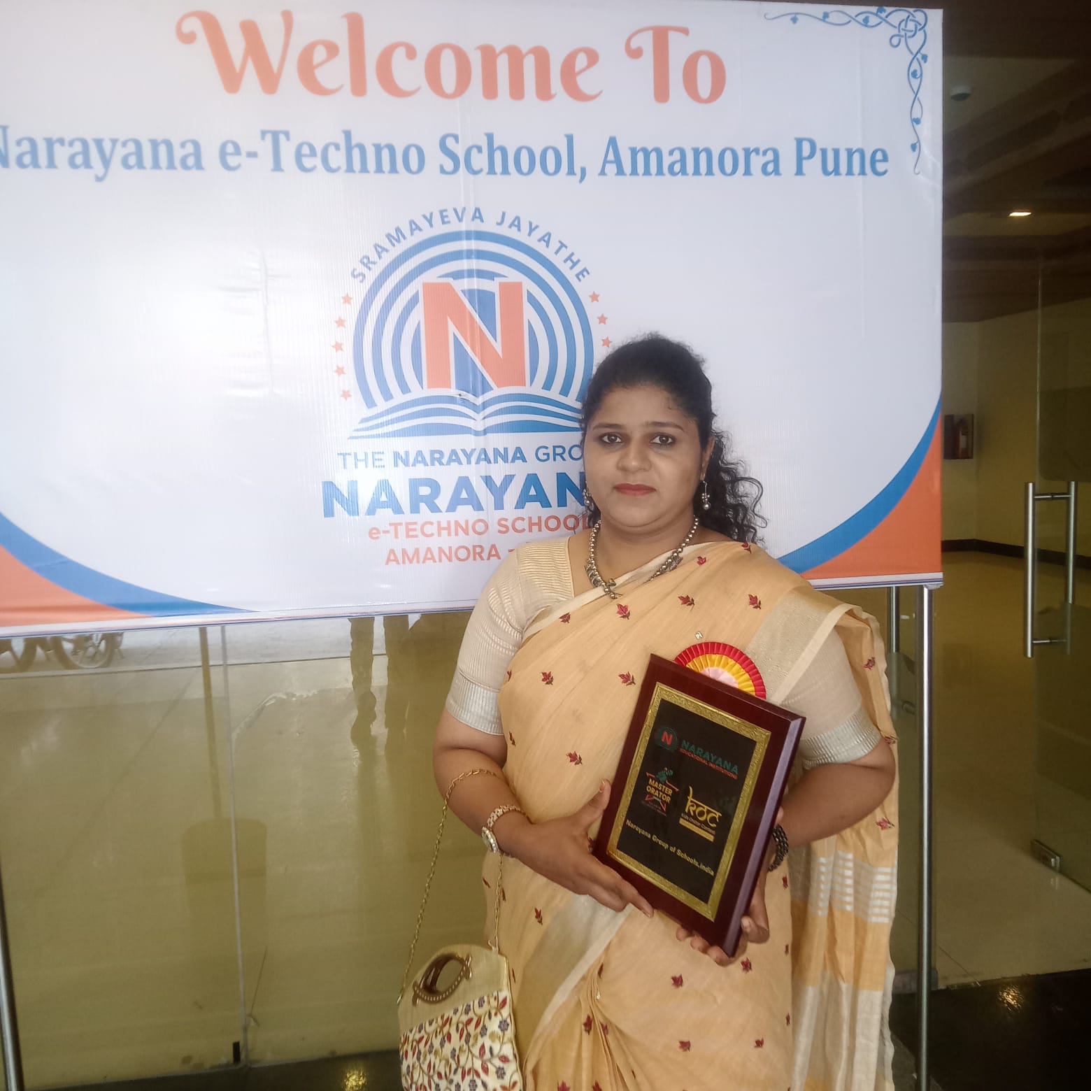Narayana Group of Schools event — Victory Fluent Forum community involvement